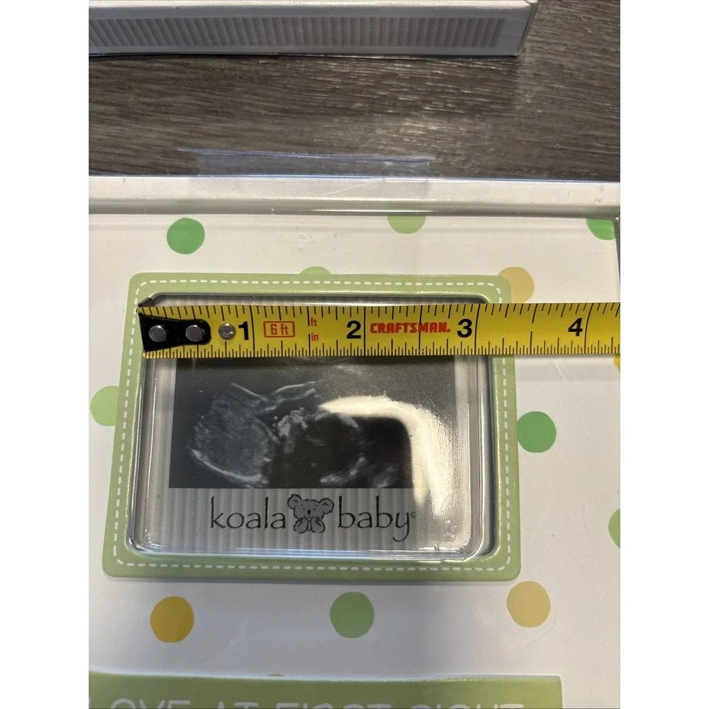 2 Baby Sonogram Picture Frames Love‎ at First Sight Baby Ultrasound Photo